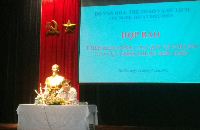 Nhiều hoạt động nghệ thuật biểu diễn lớn trong quý III 2015